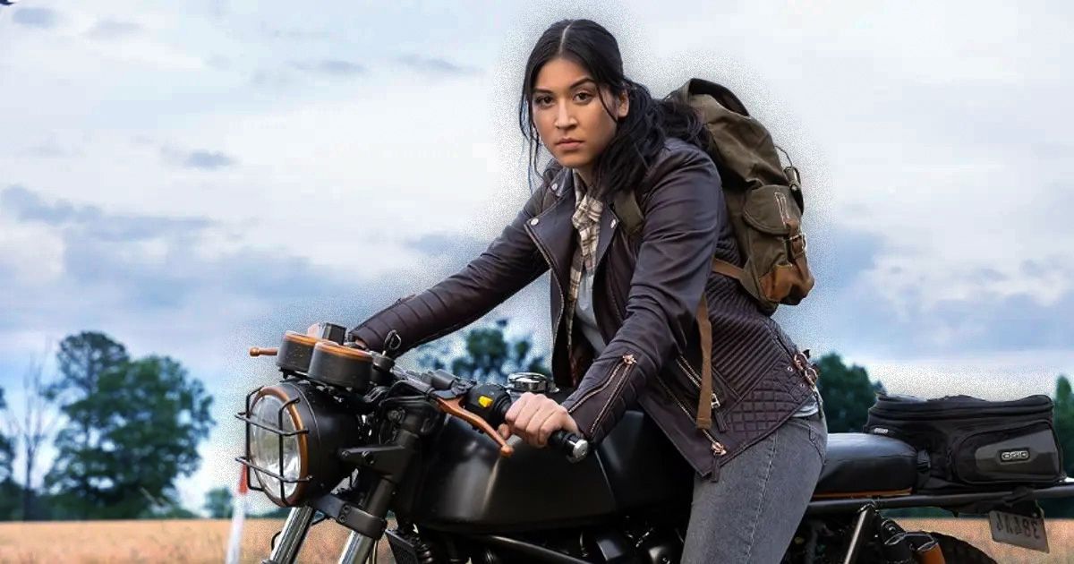 Echo Marvel motorcycle: Alaqua Cox as Maya Lopez/Echo in Echo