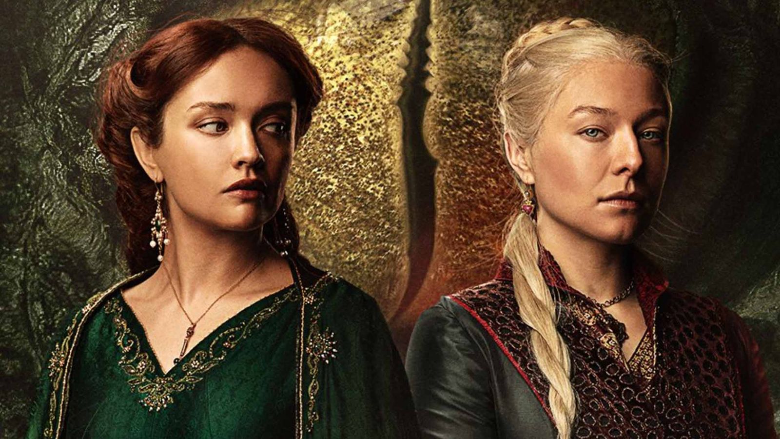 Alicent and Rhaenyra in promo image for House of the Dragon