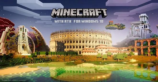 Minecraft promo art