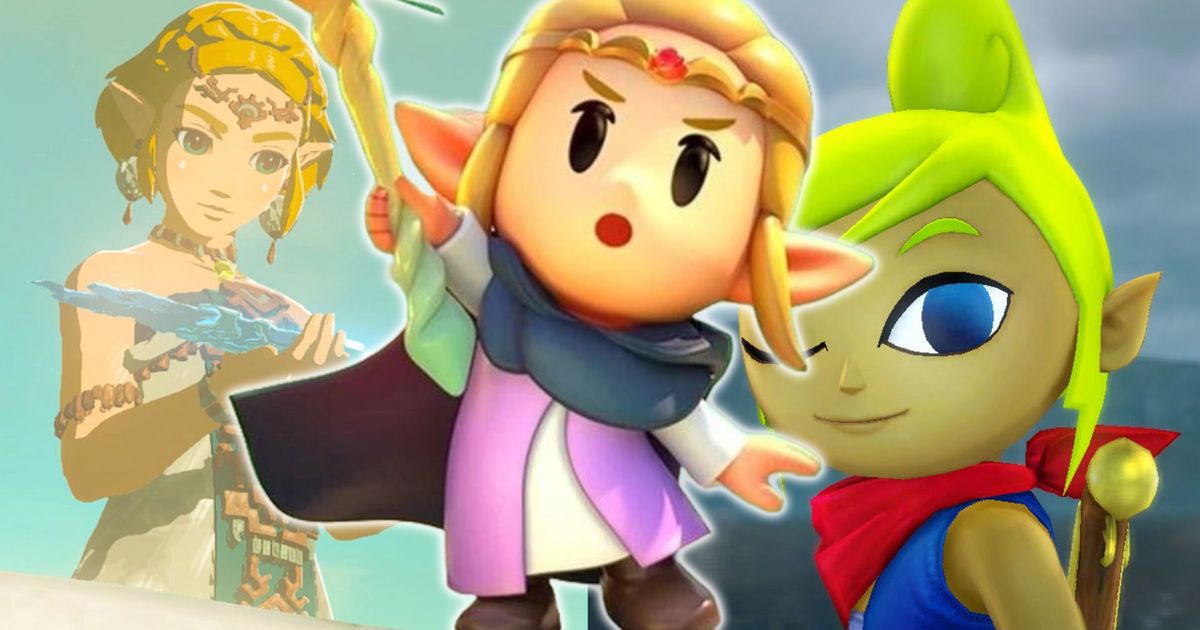 Three different versions of Zelda, but only one is playable