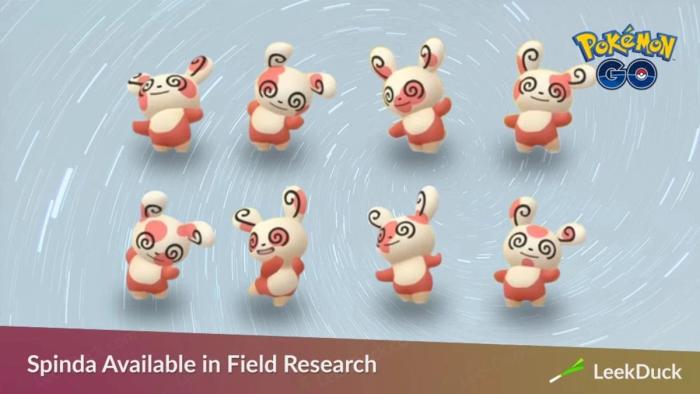 All Spinda patterns