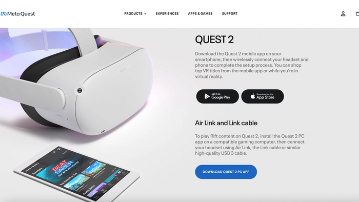 how to connect oculus quest 2 a laptop