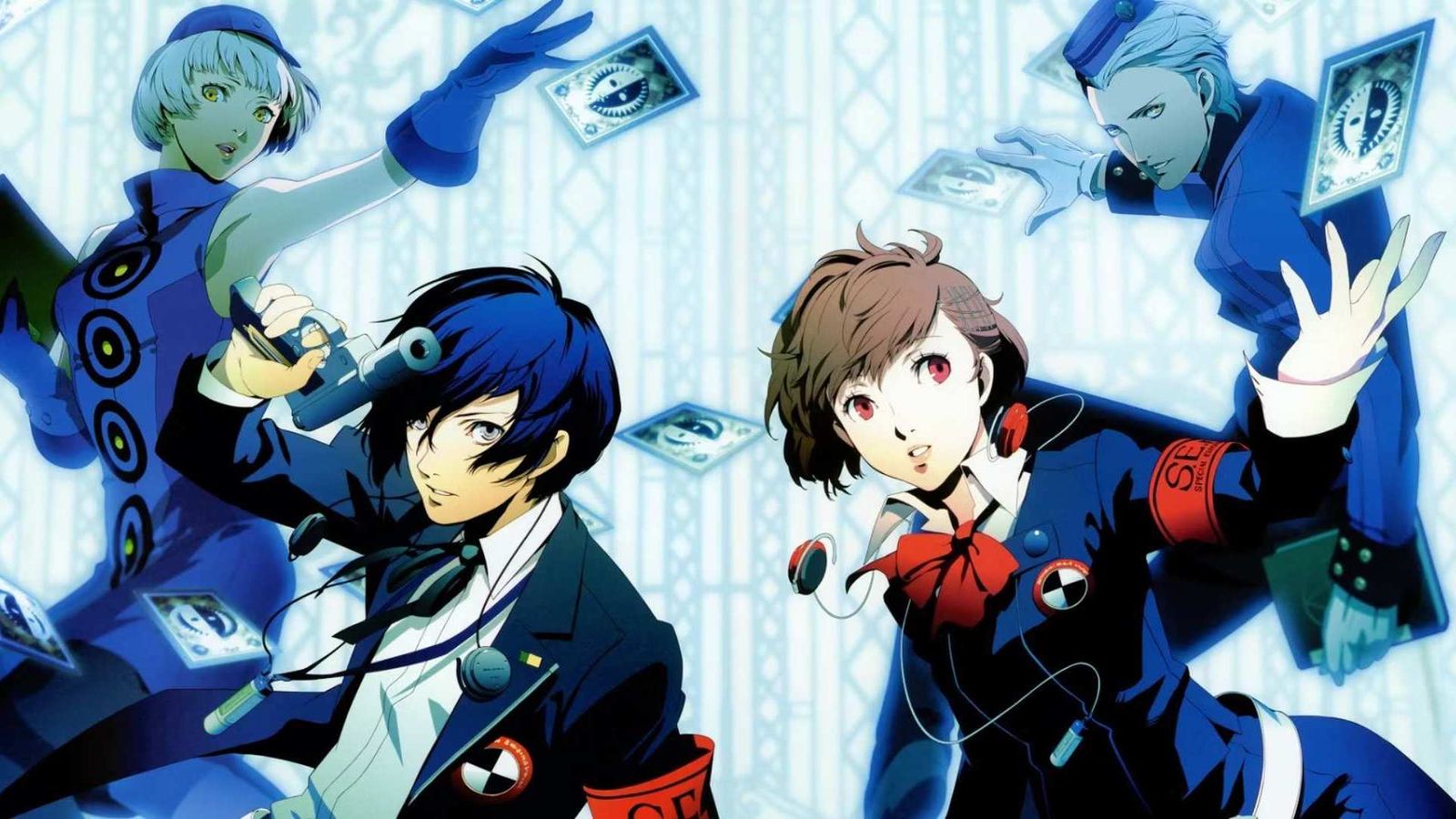 The two protagonists of Persona 3 Portable