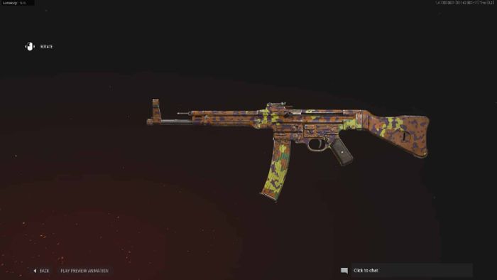 Image showing Putrescence camo from Vanguard Zombies