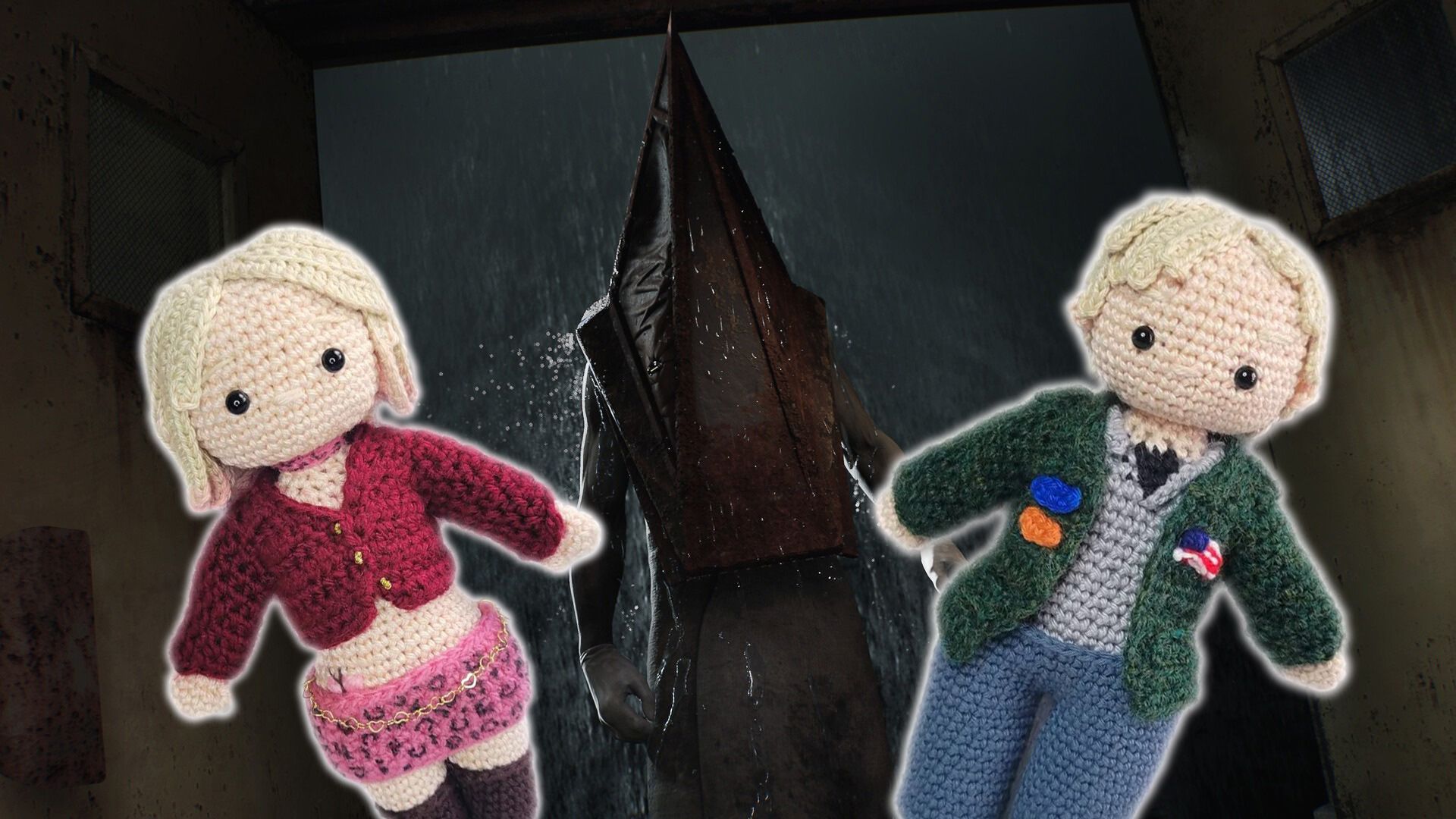 Silent Hill 2 Remake Fan Brings Iconic Characters to Life with Crocheted Dolls