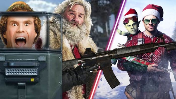 Christmas movie characters and Call of Duty weapons