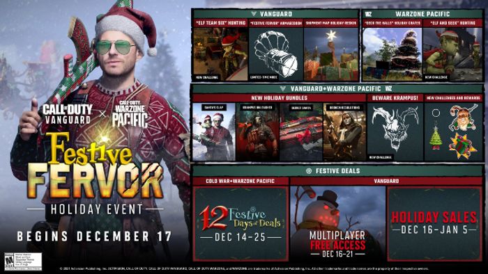 Warzone Festive Fervor Event Roadmap