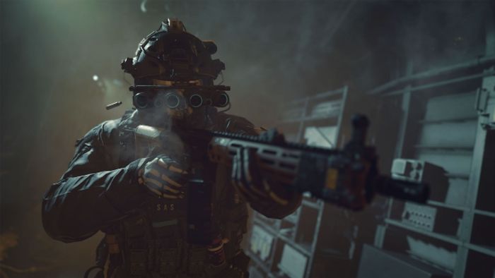 Image showing Modern Warfare player holding gun