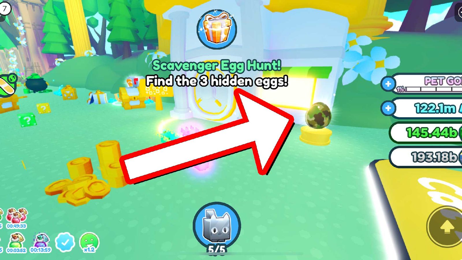 Pet Simulator X Scavenger Hunt egg locations (August 2023)