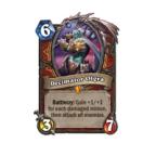 Decimator Olgra in Hearthstone: Murder at Castle Nathria.