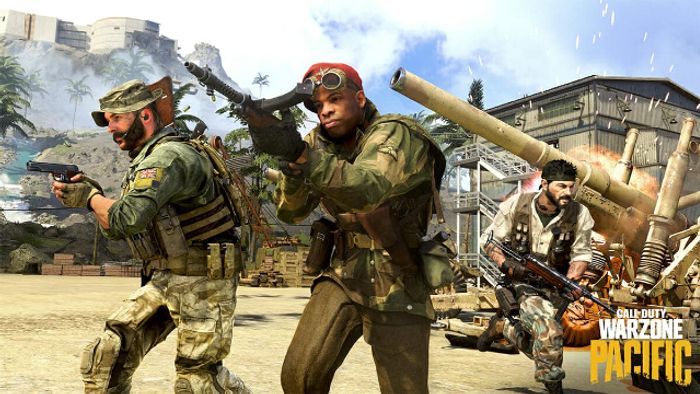 Image showing three Warzone Operators fighting