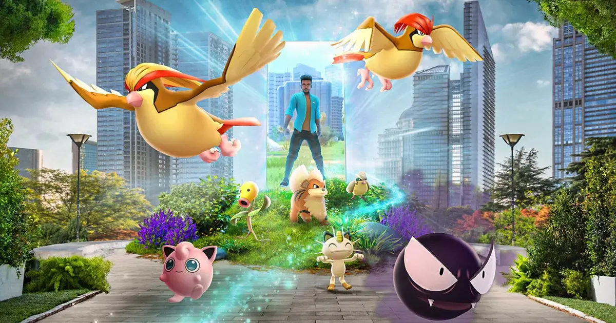 Promotional art for Pokémon GO in 2024