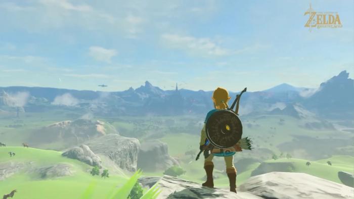 The character with a shield and a bow in Zelda: Tears of the Kingdom