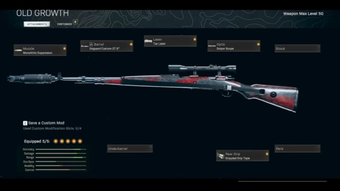 NICKMERCS Kar98k Warzone Loadout