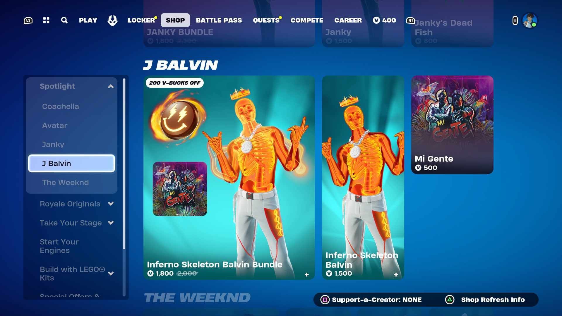 Fortnite store yesterday online