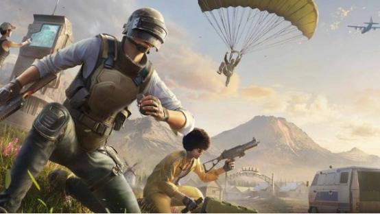 Two soldiers in battle in PUBG Mobile.