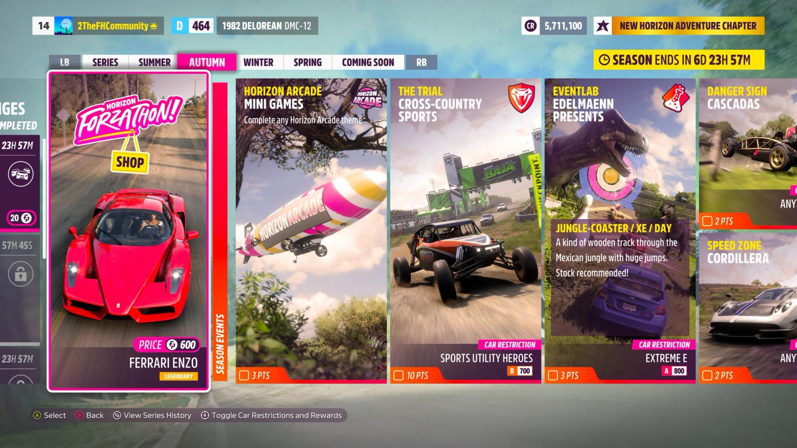 Forza Horizon 5 Series 12 Autumn Festival Playlist