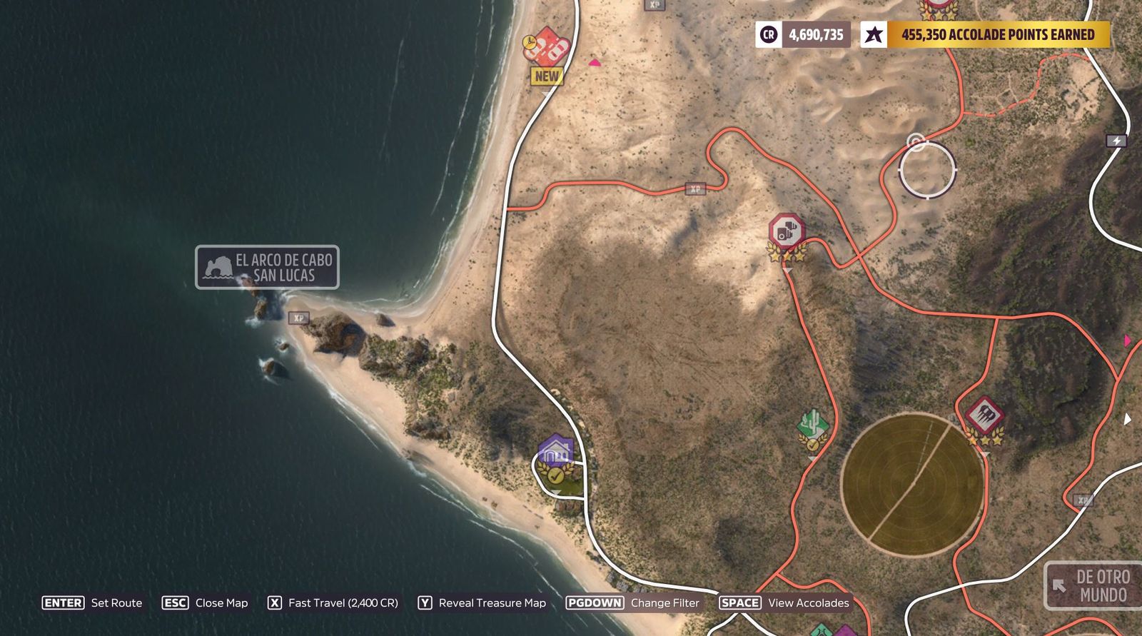 Where is El Arco de Cabo San Lucas in Forza Horizon 5?