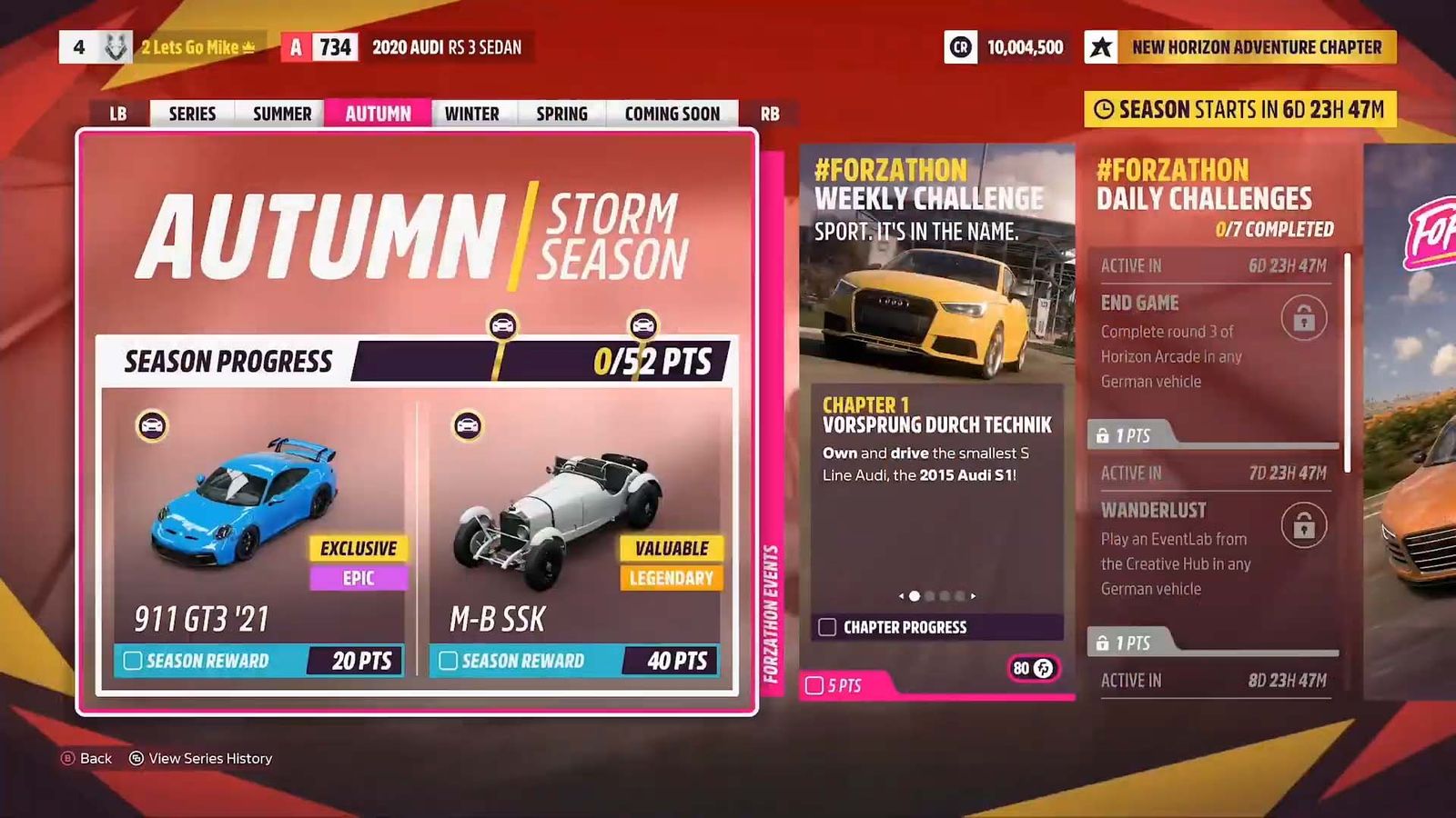 Forza Horizon 5 Series 8 Autumn Festival Playlist