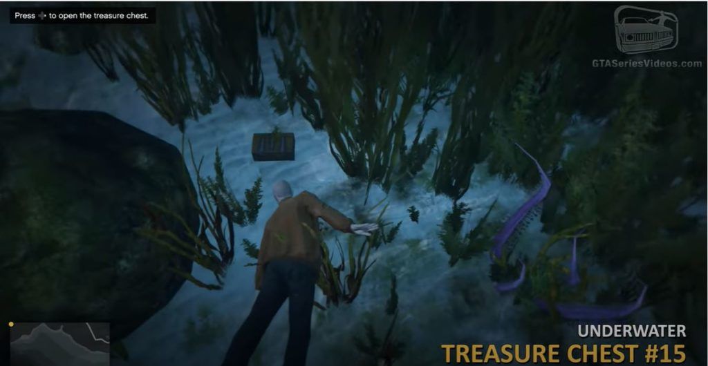 GTA Cayo Perico Treasure Chest 5 Sea