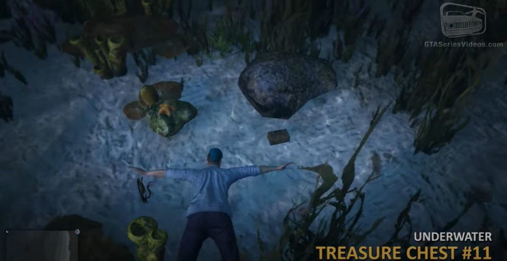 GTA Cayo Perico Treasure Chest 1 Sea