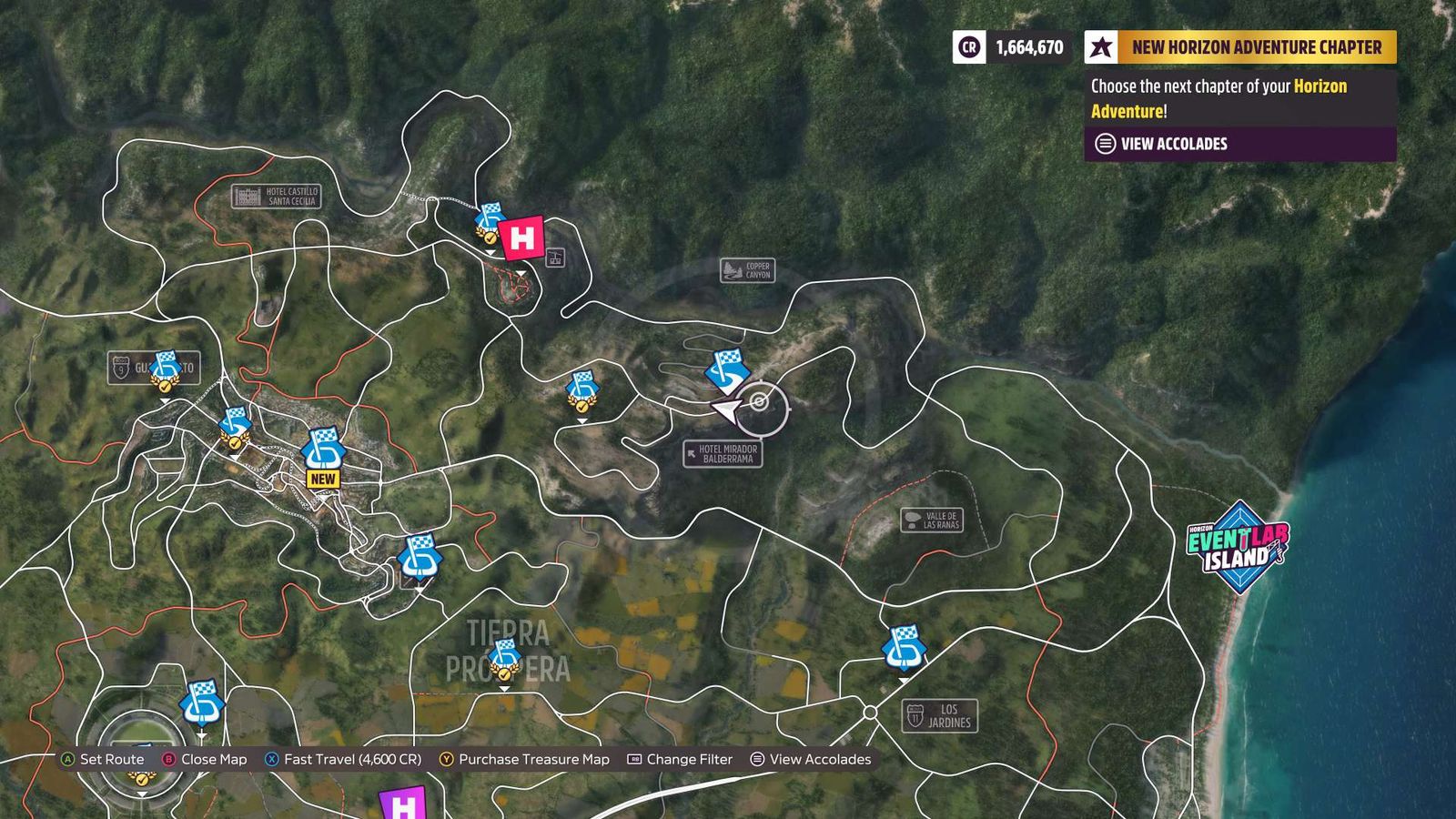 Where is Riviera Sprint Start Location in Forza Horizon 5?