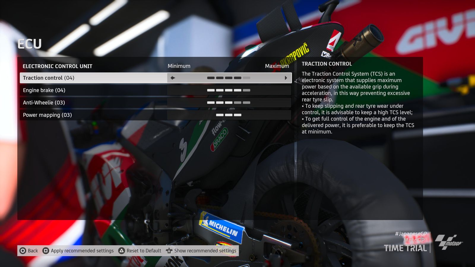 MotoGP 23 Japan Setup ECU