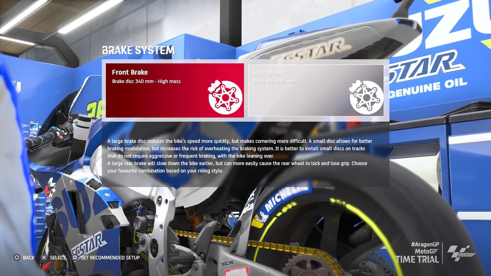 MotoGP 21 Aragon Setup brakes min