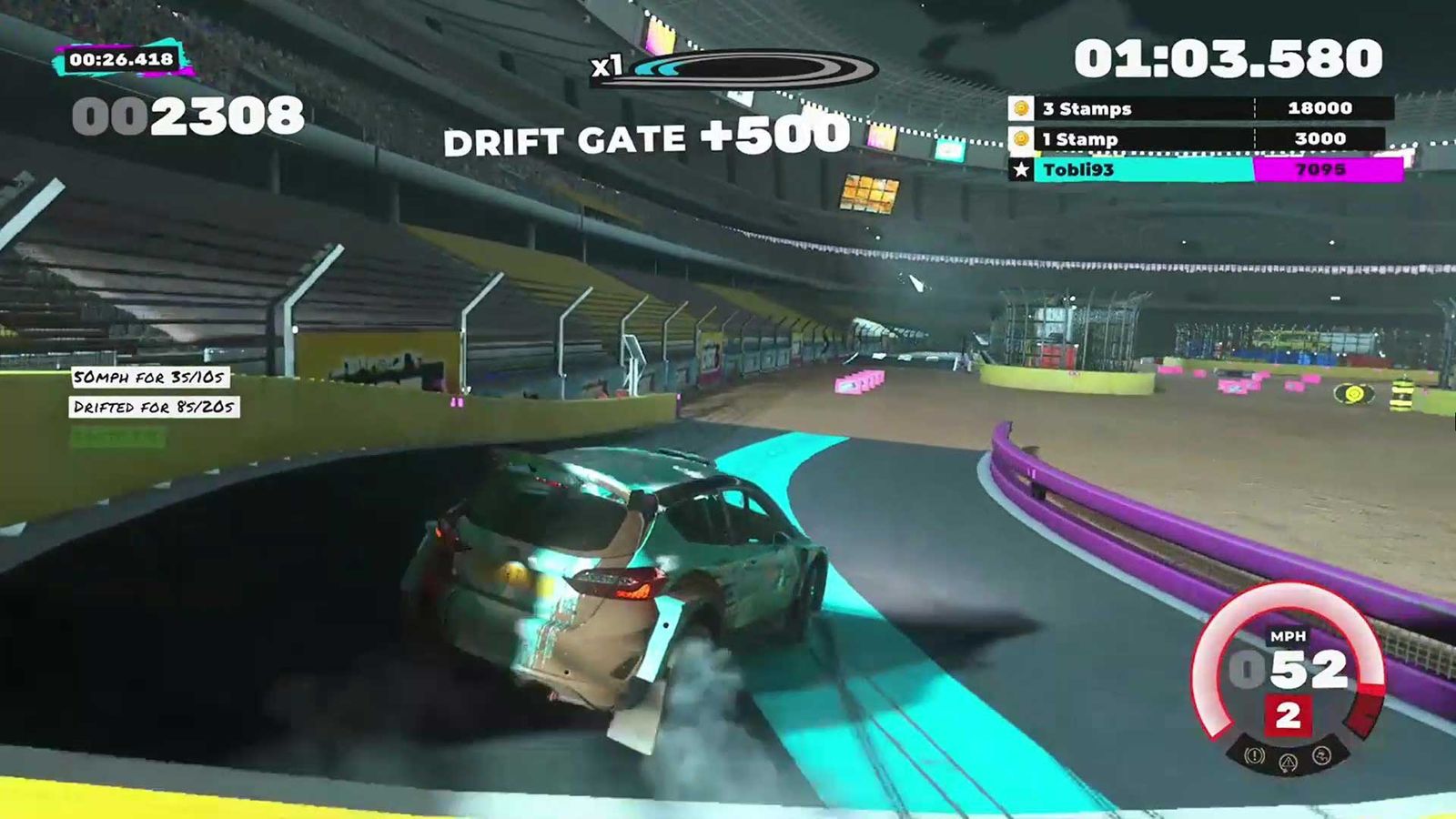 DIRT 5 drift gate