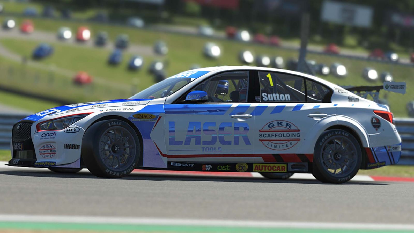 rFactor 2 BTCC cars