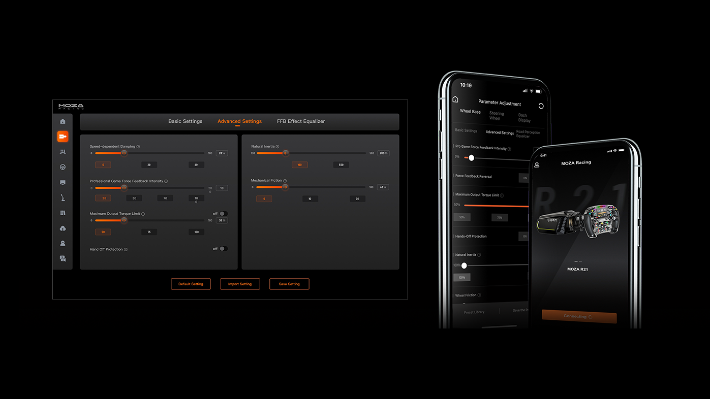 MOZA Pit House control suite