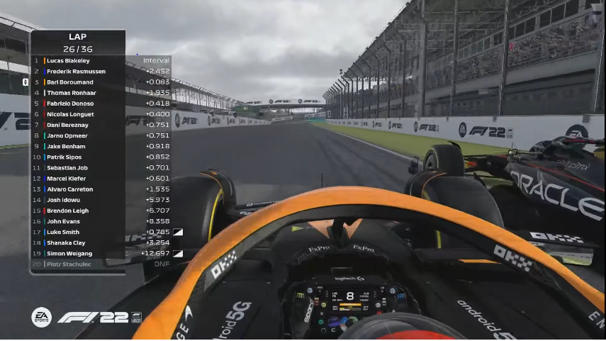 F1 Esports 2022 Round 11 Brazil