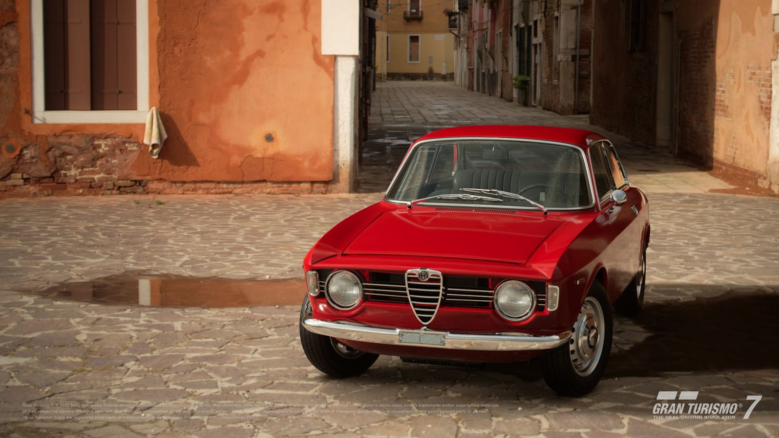 The Alfa Romeo Guilia Sprint GT Veloce '67 in Gran Turismo 7