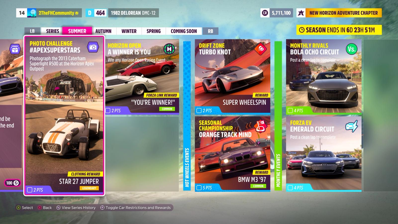 Forza Horizon 5 Series 12 Summer Festival Playlist