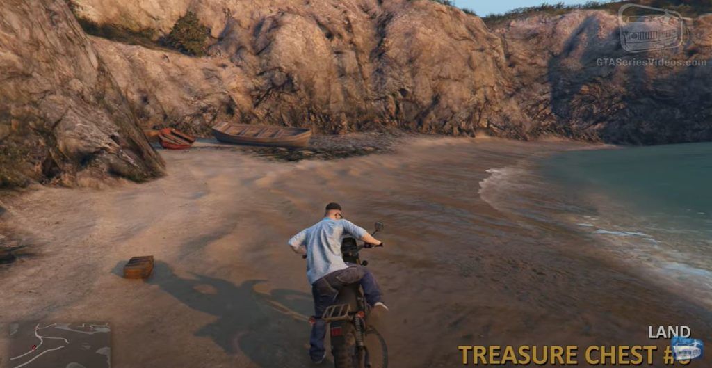 GTA Cayo Perico Treasure Chest 6 Land