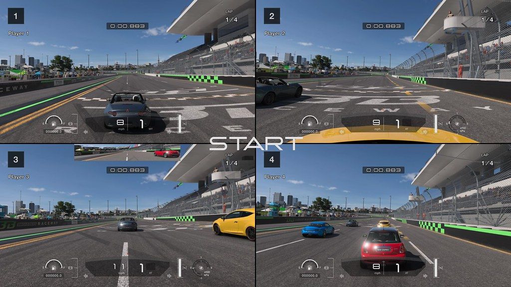 Gran Turismo 7 Spec II split screen