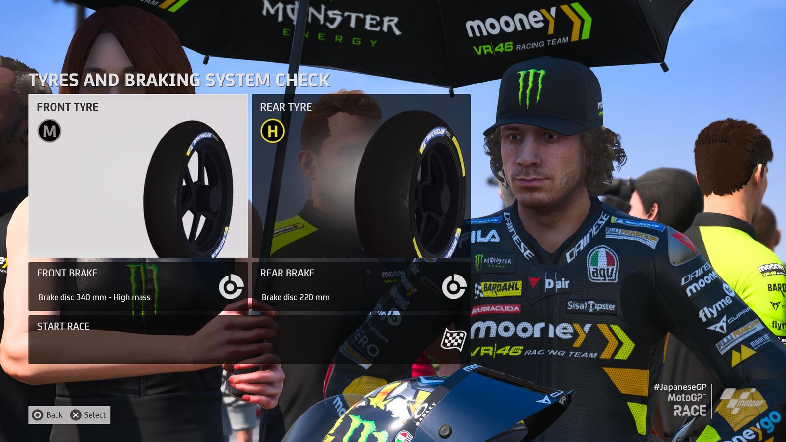 MotoGP 23 Japan Setup Tyres