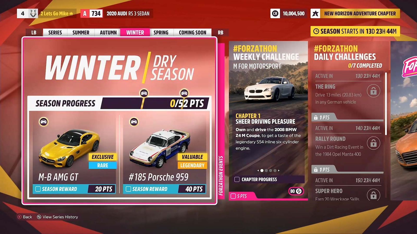 Forza Horizon 5 Series 8 Winter Festival Playlist