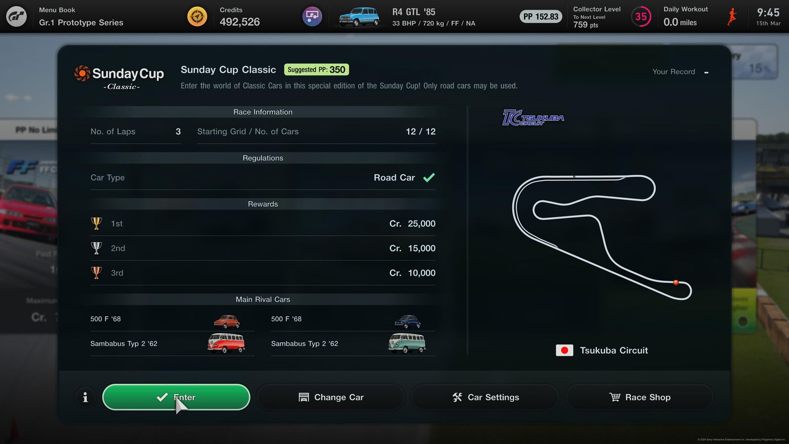 Gran Turismo 7 Weekly Challenges March 2024 Week 3