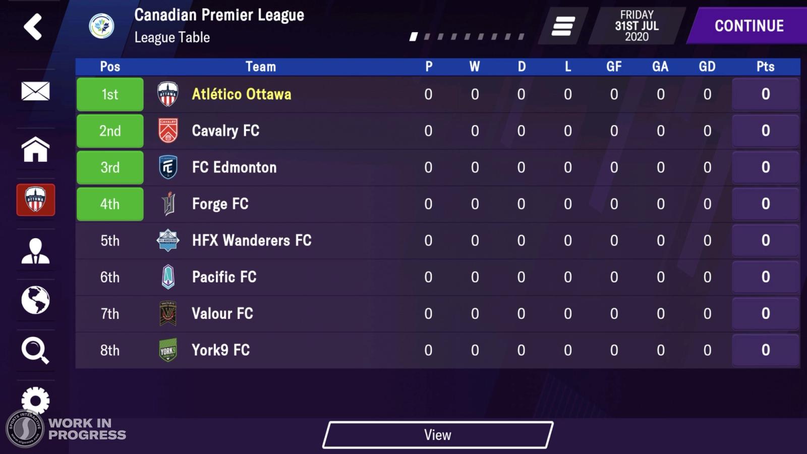 Canadian Premier League FM21 1