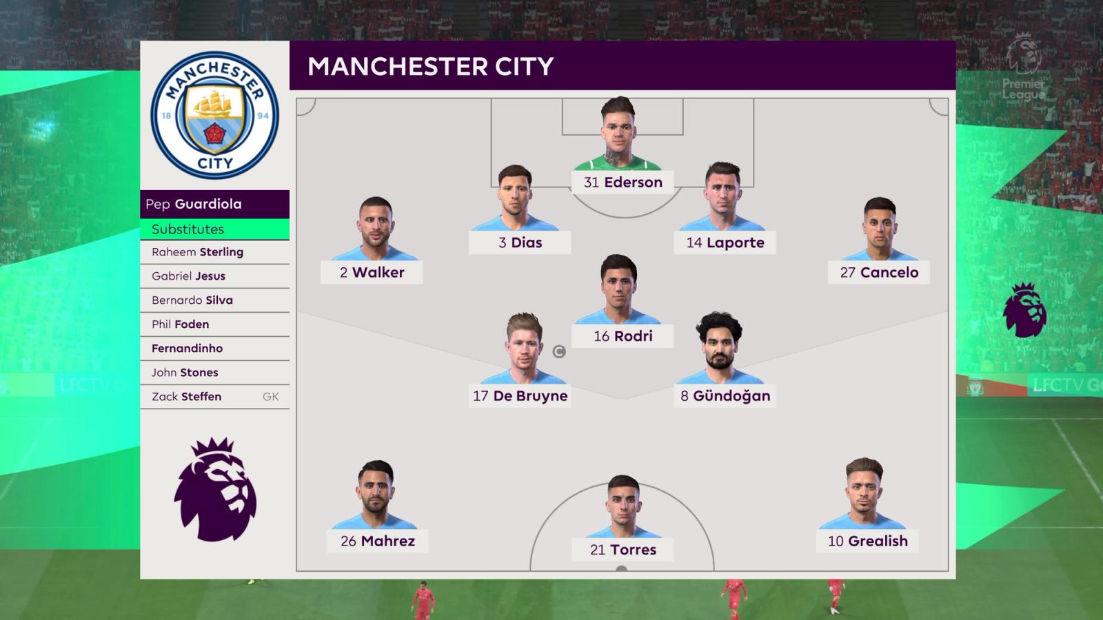 man city fifa 22