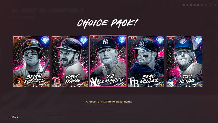 MLB The Show 24 Team Affinity Season 1 Chapter 3 AL East Cards