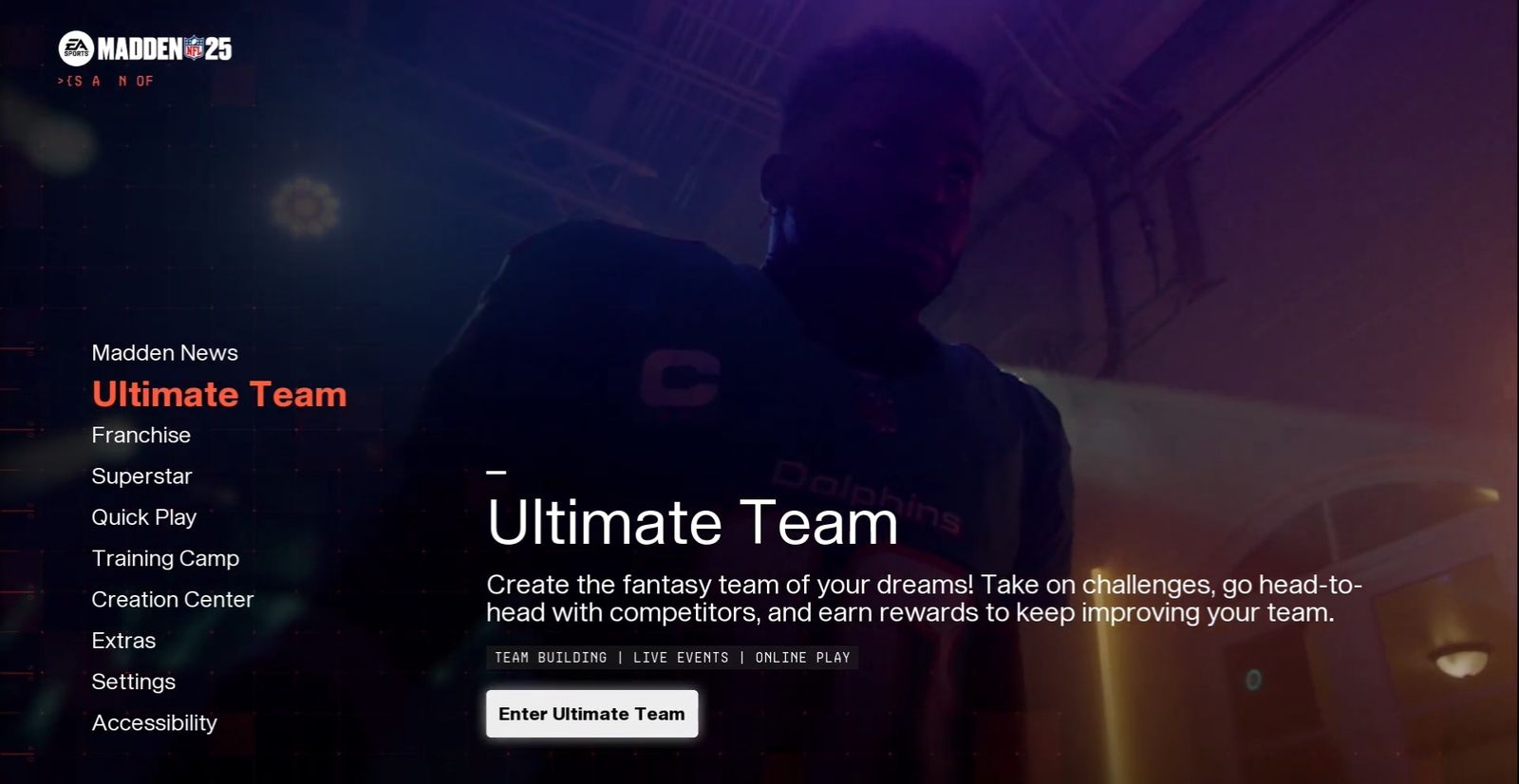 Madden 25 Menus