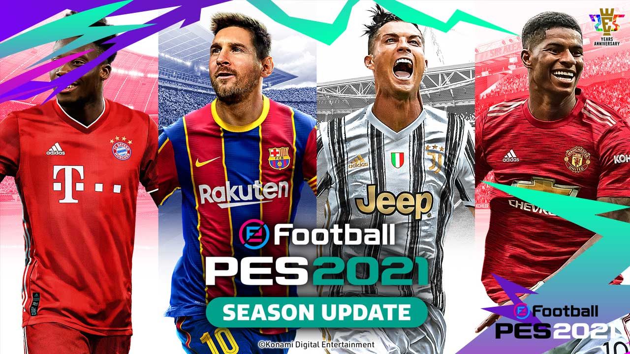 pes 2021 cover messi davies ronaldo rashford