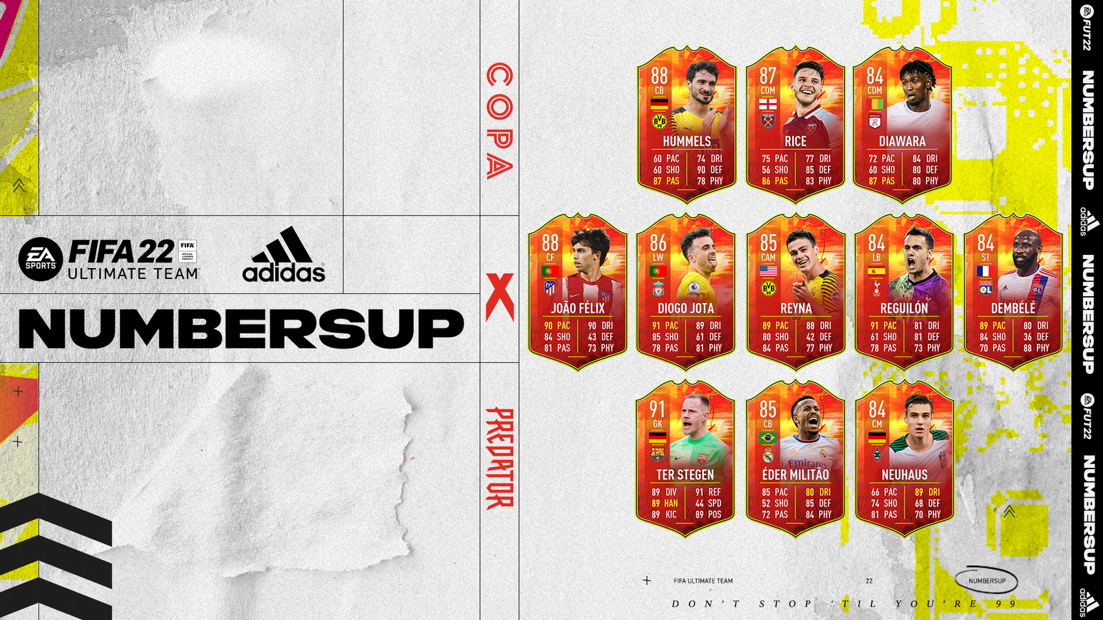 fifa 22 ultimate team numbers up adidas team 1