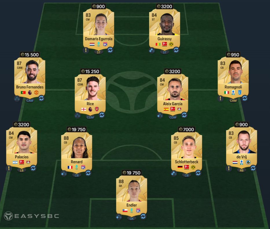 FC 25 Liga F POTM Alexia Putellas SBC 86 Rated Squad Solution