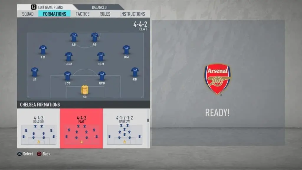 FIFA - The 4-4-2 flat