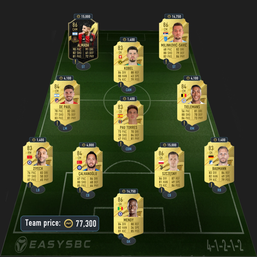 cunha showdown sbc solution premier league