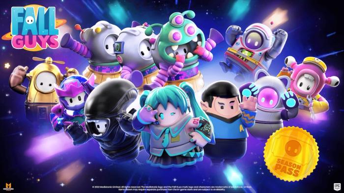 Fall Guys Season 2 has a brand new space-themed season pass with a lot of crossovers