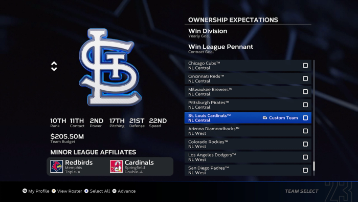 mlb-the-show-23-franchise-mode-teams 